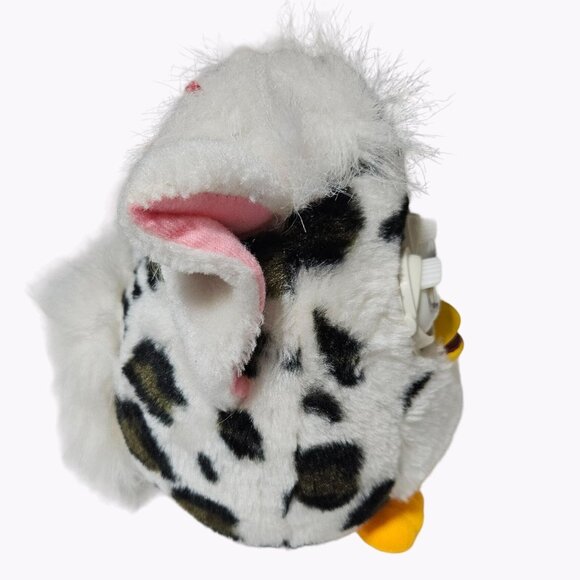 Vintage 90s Nanco Furby Snow Leopard 7 inch Plush Hypnotic Eyes Stuffed Animal - Picture 5 of 8